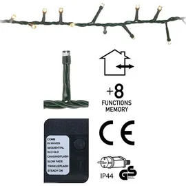 EDM Lichterkette LED Cluster Büschelkette 560,800,1200LED Beleuchtung Netzbetrieb, Lichterkette:560er