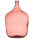 BigBuy Dekorative Karaffe 36,5 x 36,5 x 56 cm Rosa Recyclingglas