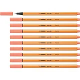 Stabilo - Fineliner - point 88-10er Pack - apricot