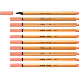 Stabilo - Fineliner - point 88-10er Pack - apricot