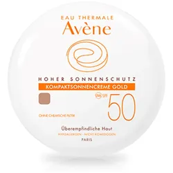 AVENE KOMPAKTSONNENCREME SPF 50 GOLD, 10 GRAMM