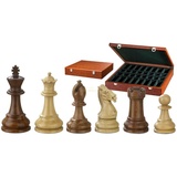Philos 2255 - Schachfiguren Karl der Große, Königshöhe 95 mm, in Holzbox