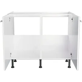 OPTIFIT Spülenschrank Optikomfort Rurik986 100 x 87 x 58,4 cm Weiß