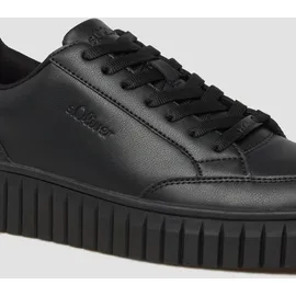 s.Oliver Plateau-Sneaker Schwarz Damen 40