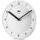 Braun Klassische analoge Wanduhr 20 cm BC06W Weiß