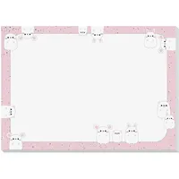 SIGEL HO925 Papier-Schreibtischunterlage zum Abreißen, Kawaii Tiere, DIN A3, 30 Blatt, Schreibunterlage für Kinder, Malblock
