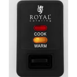 Royal Catering Reiskocher silber 10,0 l