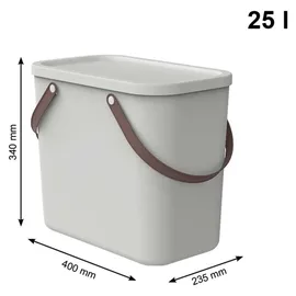 Rotho Aufbewahrungsbox Albula 43,5 x 36,5 x 47,6 cm 4-tlg. weiß