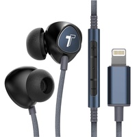 Thore iPhone-Kopfhörer (Apple MFi-zertifiziert) V110 In-Ear-Kopfhörer mit Kabel, schweiß- und wasserabweisend, Kopfhörer mit Mikrofon/Lautstärkeregler für iPhone 14/13/12/11/Pro Max, Blau