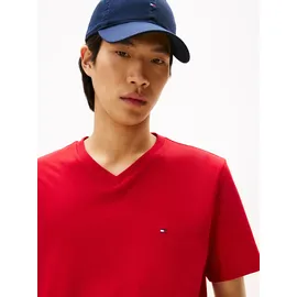 Tommy Hilfiger Essential V-Neck rot M