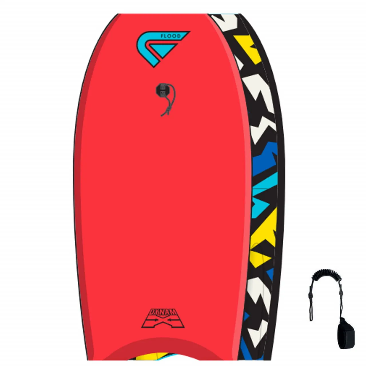 FLOOD Tribe II 42" Bodyboard & Leash rot  42"  