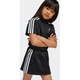 adidas Shirtkleid ADIDAS ORIGINALS "FIREBIRD DRESS", Mädchen, Gr. 116, N-Gr, schwarz, Obermaterial: 100% Polyester, Kleider Shirtkleid