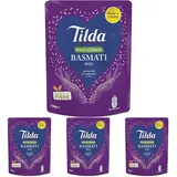 Tilda Gedämpfte Brown Basmati-Reis (250g) - Packung mit 6 (Packung mit 4)