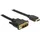 DeLock DVI-D zu HDMI-A 5 m Schwarz