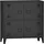 [en.casa] Hamina Aktenschrank 80 x 40 x 82 cm Schwarz