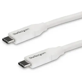 Startech StarTech.com USB-C To Usb-C Cable W/ 5A Pd - M/M - White - 4 M (13 Ft.), USB2C5C4MW