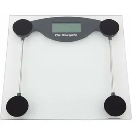Orbegozo PB 2211 Quadratisch Schwarz, Transparent Elektronische Personenwaage