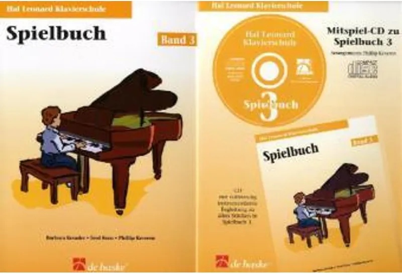 Hal Leonard Klavierschule  Spielbuch U. Audio-Cd.Bd.3 - Hal Leonard  Geheftet
