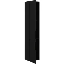 Burgbad Eqio Hochschrank 2-türig 176,0 x 35,0 x 32,0 cm Dunkelgrau Matt Eiche