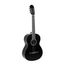 Gewa Konzertgitarre, Gitarre Basic, Korpus Linde, Griffbrett Pakkaholz, verchromte Mechaniken, 1/4 schwarz