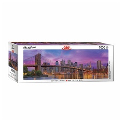 EUROGRAPHICS Puzzle Brooklyn Bridge New York, 1000 Puzzleteile bunt