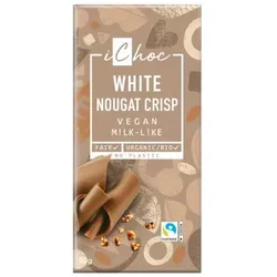 iChoc White Nougat Crisp Schokolade bio