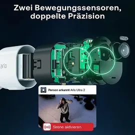 Arlo Ultra 2 3er Set weiß