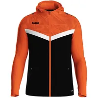 Jako Iconic Trainingsjacke mit Kapuze Kinder 807 schwarz/neonorange 128