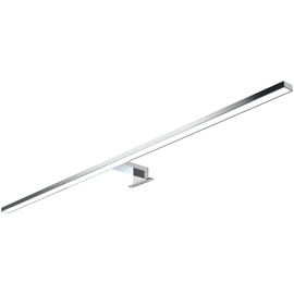 Kalb Material Für Möbel kalb | 100cm LED Badleuchte Badlampe Spiegellampe Spiegelleuchte 230V, verchromt, warmweiß