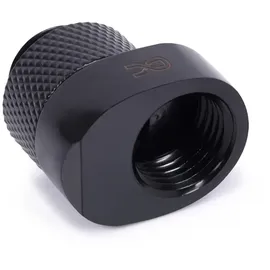 Alphacool Eiszapfen 8mm Versatzstück drehbar G1/4 AG auf G1/4 IG - black