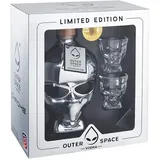 Outerspace Vodka Chrome Limited Edition 40% Vol. 0,7l in Geschenkbox und 2 Shotgläser