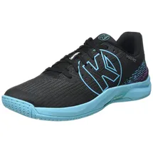 Kempa Attack Two 2.0 Handballschuh, Schwarz/Aqua, 44 EU