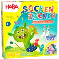 HABA 2011722001 - Socken Zocken Jubiläums-Edition mit echten Socken,