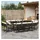vidaXL 13-tlg. Garten-Essgruppe mit Kissen Braun Poly Rattan
