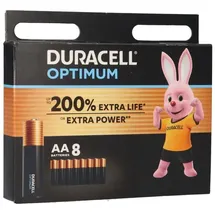 Duracell Optimum AA Mignon (AA)-Batterie Alkali-Mangan 1.5 V 8