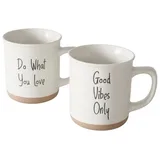 Boltze Tasse Vibo 0,2 l Schwarz 2 St.