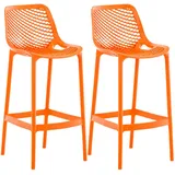 CLP Barhocker Air 2er Set 0 x 0 x 0 cm orange