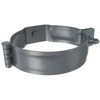 Zambelli Rohrschelle mit Gewindemuffe DN 100 /M10 Anthrazit