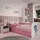 raumhirsch furniture Kinderbett 80 x 160 cm Holzwerkstoff rosa