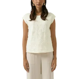 s.Oliver Paillettenshirt Weiß 40