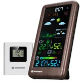 Bresser BRESSER Funkwetterstation Neomeo V in Holzoptik Funkwetterstation