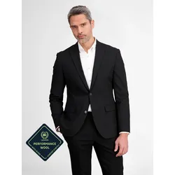 Herren Anzug-Sakko mit Stretchanteil, bequeme Passform - Black - 58