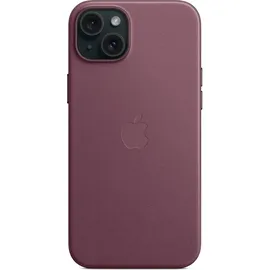 Apple iPhone 15 Plus Feingewebe Case mit MagSafe maulbeerrot