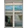 Queence Wandsticker Pfad zum Meer, Wandsticker, Wandbild, selbstklebend, 3D, Fenster beige