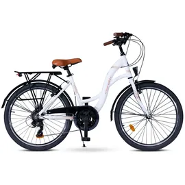 Toys Store 26" Zoll Alu City Bike Mädchen Fahrrad Kinderfahrrad Shimano 21 Gang Rh 44 cm