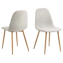 VCM ebuy24 Esszimmerstuhl grau.