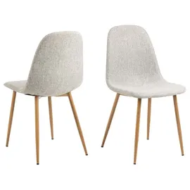 VCM ebuy24 Esszimmerstuhl grau.