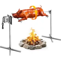 Vevor Rotisserie 1321 mm Edelstahl silber