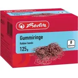 Herlitz Gummiringe 60mm rot 125g
