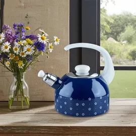 RIESS Flötenkessel Plus 2 l Blümchenblau